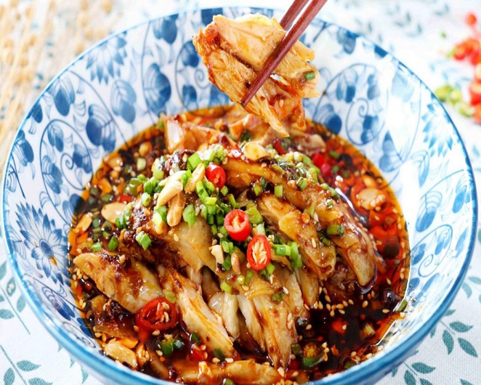 Du lịch Thành Đô Trung Quốc - Độc đáo món gà lạnh